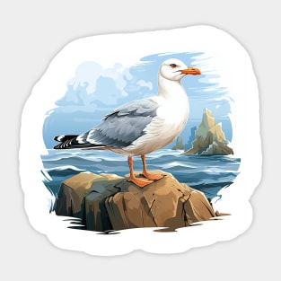 Cute Seagull Sticker